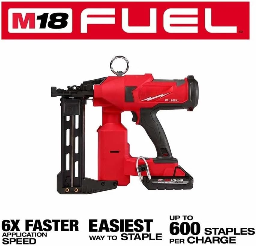 2843-22 Power Staple Gun for Milwaukee M18 18V Fuel Utility Fencing Stapler Kit