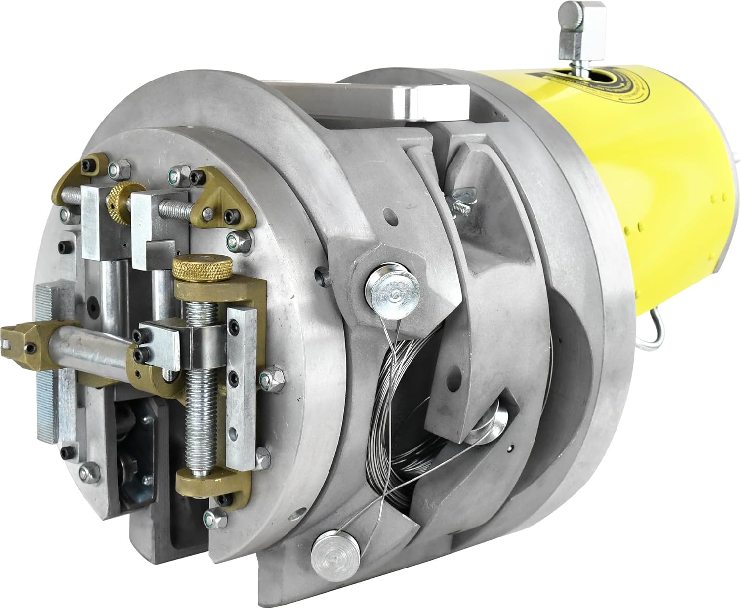 Jameson Spinner-2 Cable Lasher - Aerial Cable Lashing with Stainless Steel Wire, All-Metal Construction, Interchangeable Plates, Reverse Control with Safety Features