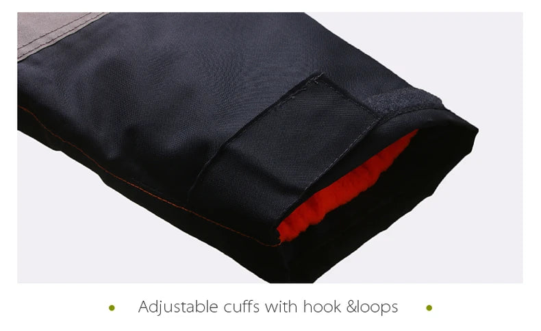 Hi Vis 5 in 1 Waterproof Parka Windbreaker Workwear Rain Coat Reflective Safety Jacket with Detachable Linner