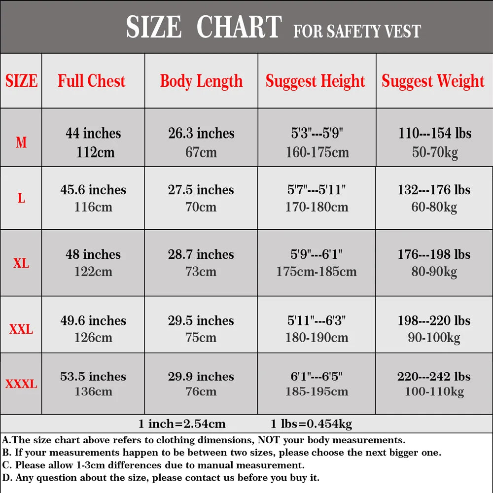 High Visibility Red Safety Vest Reflective Multipockets Summer Hi Vis Workwear Waistcoat for Aircraft Maintenance Work Jacket