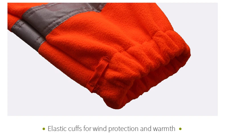 Hi Vis 5 in 1 Waterproof Parka Windbreaker Workwear Rain Coat Reflective Safety Jacket with Detachable Linner